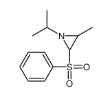 2-(benzenesulfonyl)-3-methyl-1-propan-2-ylaziridine结构式