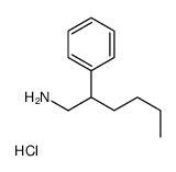 2-phenylhexylazanium,chloride Structure