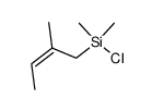 (Z)-(2-Methylbut-2-enyl)dimethylchlorosilane Structure