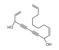 1,9,16-Heptadecatriene-4,6-diyne-3,8-diol structure