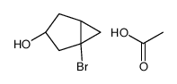 acetic acid,(1R,3R,5S)-1-bromobicyclo[3.1.0]hexan-3-ol Structure