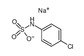 sodium p-chlorophenylsulphamate结构式
