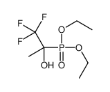 2-diethoxyphosphoryl-1,1,1-trifluoropropan-2-ol结构式