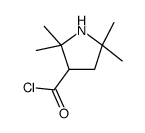 3-Pyrrolidinecarbonylchloride,2,2,5,5-tetramethyl-(9CI) structure