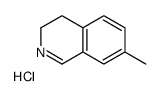 7-Methyl-3,4-dihydroisoquinoline hydrochloride structure