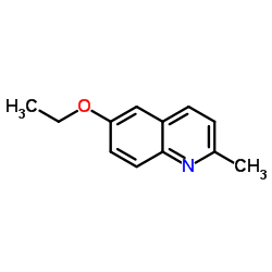 6-乙氧基-2-甲基喹啉结构式