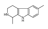 1,6-dimethyl-2,3,4,9-tetrahydro-1H-pyrido[3,4-b]indole Structure