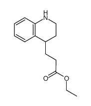 3-(1,2,3,4-tetrahydro-quinolin-4-yl)-propionic acid ethyl ester Structure