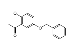 5-benzyloxy-2-methoxyacetophenone Structure