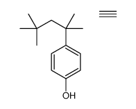 acetylene,4-(2,4,4-trimethylpentan-2-yl)phenol Structure