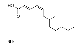 ammonium (2Z,4E)-()-3,7,11-trimethyldodeca-2,4-dienoate Structure