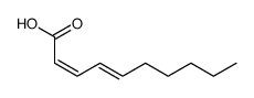 (2Z,4E)-deca-2,4-dienoic acid Structure