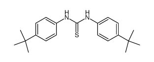 N,N'-bis-(4-tert-butyl-phenyl)-thiourea Structure