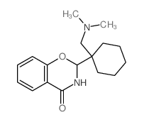 4H-1,3-Benzoxazin-4-one,2-[1-[(dimethylamino)methyl]cyclohexyl]-2,3-dihydro-结构式
