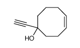1-Ethinylcyclooct-4-enol结构式