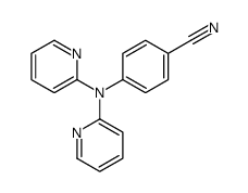 4-(dipyridin-2-ylamino)benzonitrile Structure
