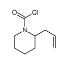 1-Piperidinecarbonyl chloride, 2-(2-propenyl)- (9CI) structure