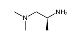 (2S)-N1,N1-dimethylpropane-1,2-diamine结构式