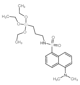 n-(triethoxysilylpropyl)dansylamide Structure