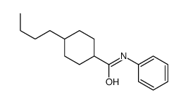 Cyclohexanecarboxamide, 4-butyl-N-phenyl- (9CI) structure