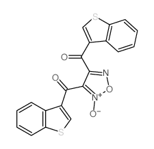 Methanone,1,1'-(5-oxido-1,2,5-oxadiazole-3,4-diyl)bis[1-benzo[b]thien-3-yl- picture