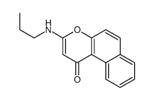 3-(propylamino)benzo[f]chromen-1-one Structure