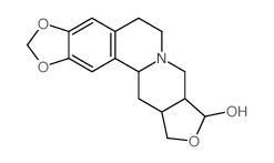 2t-hydroxymethyl-(12br)-1,3,4,6,7,12b-hexahydro-2H-[1,3]dioxolo[g]pyrido[2,1-a]isoquinoline-3t-carbaldehyde结构式