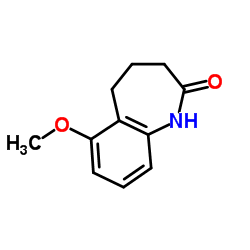 6-methoxy-4,5-dihydro-1H-benzo[b]azepin-2(3H)-one Structure