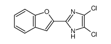 2-(benzofuran-2-yl)-4,5-dichloro-1H-imidazole Structure