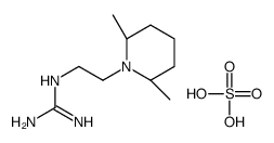 (C-azaniumylcarbonimidoyl)-[2-[(2R,6S)-2,6-dimethylpiperidin-1-yl]ethyl]azanium,sulfate Structure