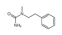 N-methyl-N-phenethyl-urea结构式