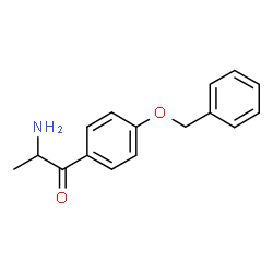1-Propanone,2-amino-1-[4-(phenylmethoxy)phenyl]- structure