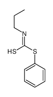 N-Propyldithiocarbamic acid phenyl ester结构式