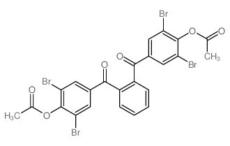 Methanone,1,2-phenylenebis[[4-(acetyloxy)-3,5-dibromophenyl]- (9CI)结构式