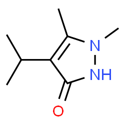 3H-Pyrazol-3-one, 1,2-dihydro-1,5-dimethyl-4-(1-methylethyl)- (9CI) Structure