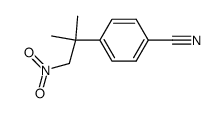 2-(p-cyanophenyl)-2-methyl-1-nitropropane Structure