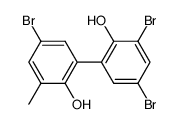 3,5,5'-tribromo-2,2'-dihydroxy-3'-methylbiphenyl结构式