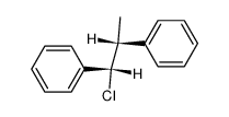 (1RS,2SR)-1-chloro-1,2-diphenyl-propane结构式