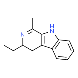 3H-Pyrido[3,4-b]indole,3-ethyl-4,9-dihydro-1-methyl-(8CI) Structure