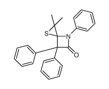 2,2-dimethyl-4,4,6-triphenyl-1-thia-6-azaspiro[2.3]hexan-5-one Structure