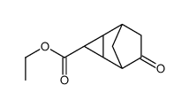 Tricyclo[3.2.1.02,4]octane-3-carboxylic acid, 6-oxo-, ethyl ester, (1R,2R,3S,4R,5R)- (9CI) Structure