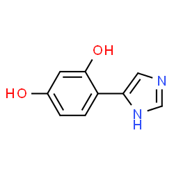 1,3-Benzenediol,4-(1H-imidazol-4-yl)- (9CI) Structure