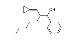 2-Cyclopropylidenemethyl-1-phenyl-octan-1-ol结构式