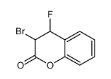 3-bromo-4-fluoro-3,4-dihydrochromen-2-one Structure