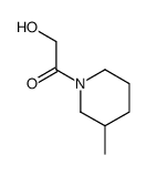 2-hydroxy-1-(3-methylpiperidin-1-yl)ethanone结构式