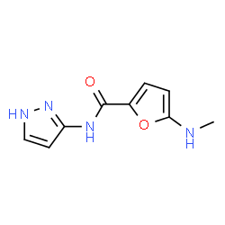 2-Furancarboxamide,5-(methylamino)-N-1H-pyrazol-3-yl- structure