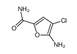 5-amino-4-chlorofuran-2-carboxamide Structure