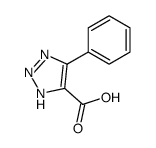 5-Phenyl-1H-1,2,3-triazole-4-carboxylic acid结构式