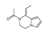 Pyrrolo[1,2-a]pyrazine, 2-acetyl-1-ethylidene-1,2,3,4-tetrahydro- (9CI) picture