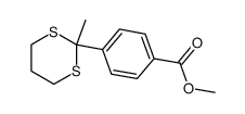 methyl 4-(2-methyl-1,3-dithian-2-yl)benzoate Structure